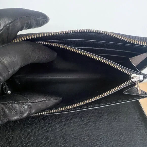 *CC Sale* 06 Vintage LV Black Epi Zippy Organizer Unisex SN0026 - Picture 7 of 13